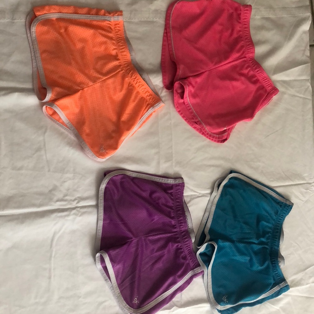 4 pairs of justice sport shorts
